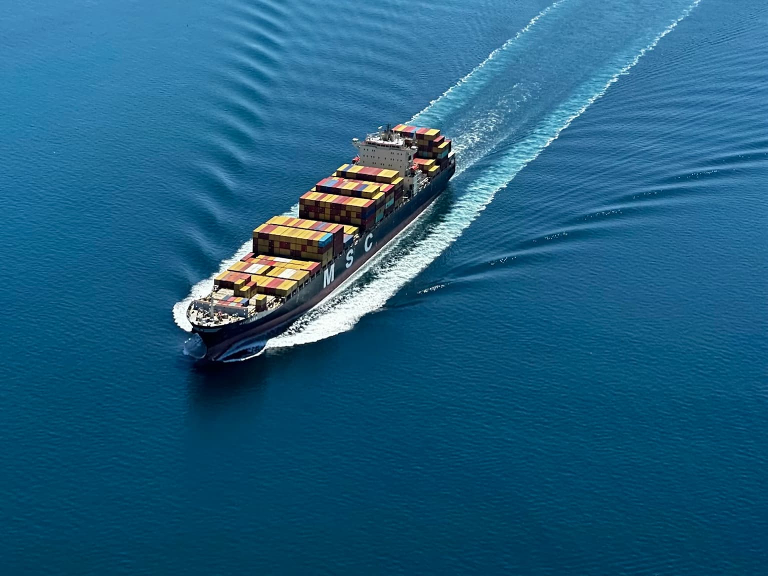 International port and freight operations